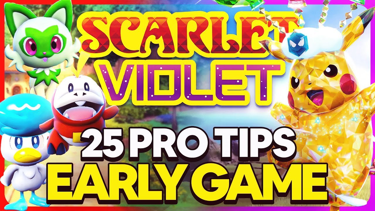 You are currently viewing 25 PRO Tips for Pokemon Scarlet & Violet