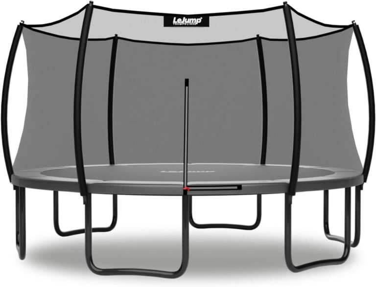 LeJump 10/12/14FT Springless Outdoor Trampoline, ASTM Approved Trampoline