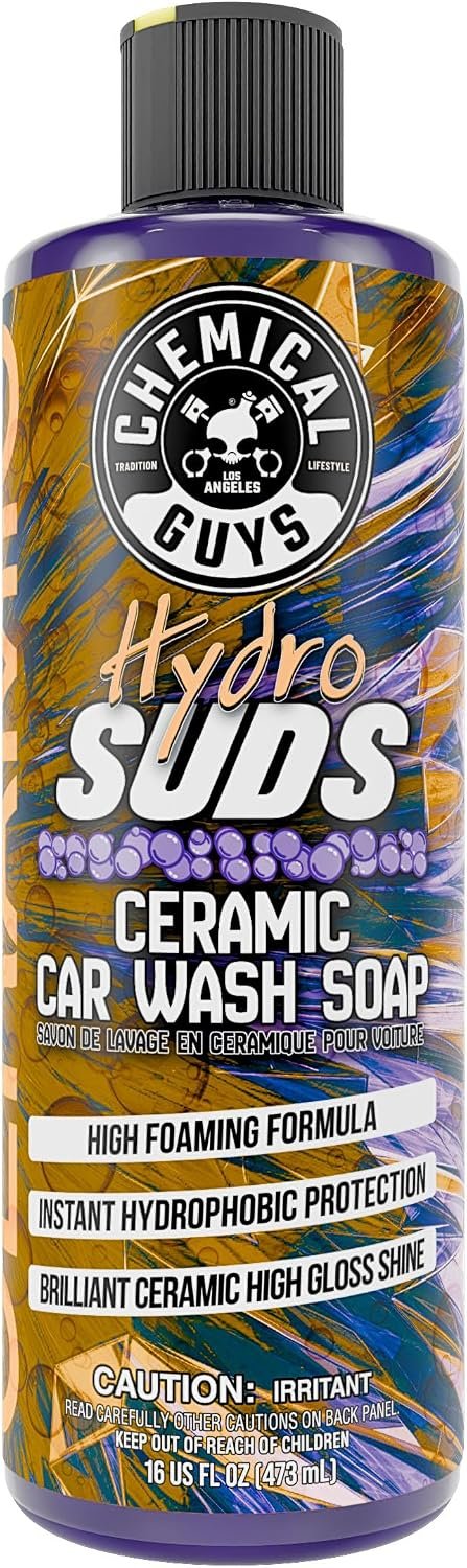Chemical Guys HydroSuds Ceramic SiO2 Shine High Foaming Car Wash Soap, 16 oz - US